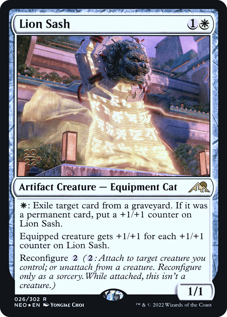 Lion Sash - Prerelease Promo [PNEO-26s]