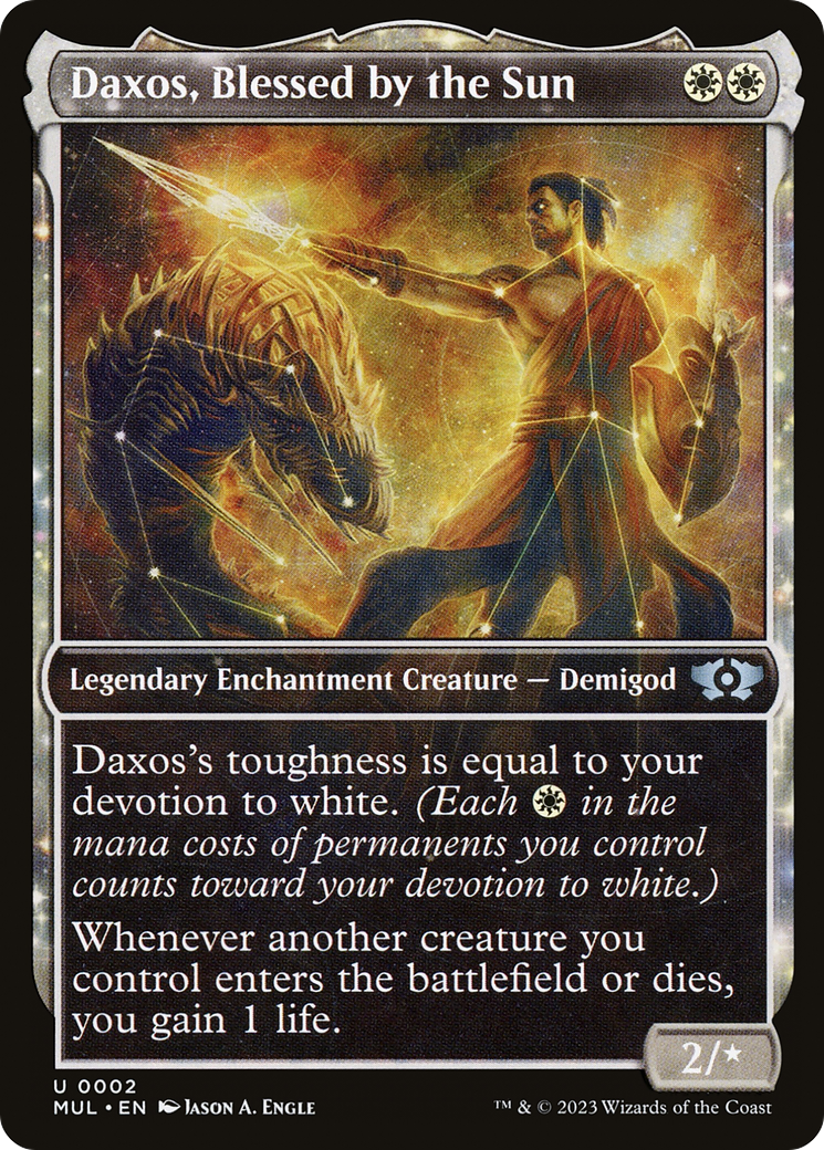Daxos, Blessed by the Sun - Showcase - Full Art [MUL-2]
