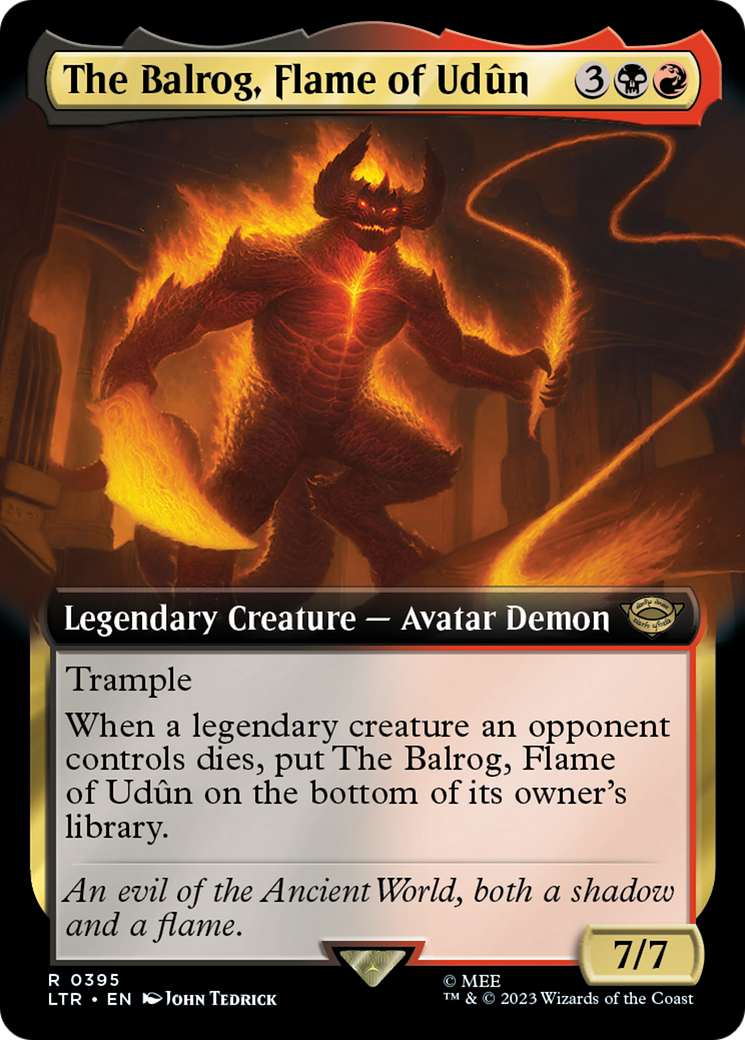 The Balrog, Flame of Udûn - Extended Art [LTR-395]