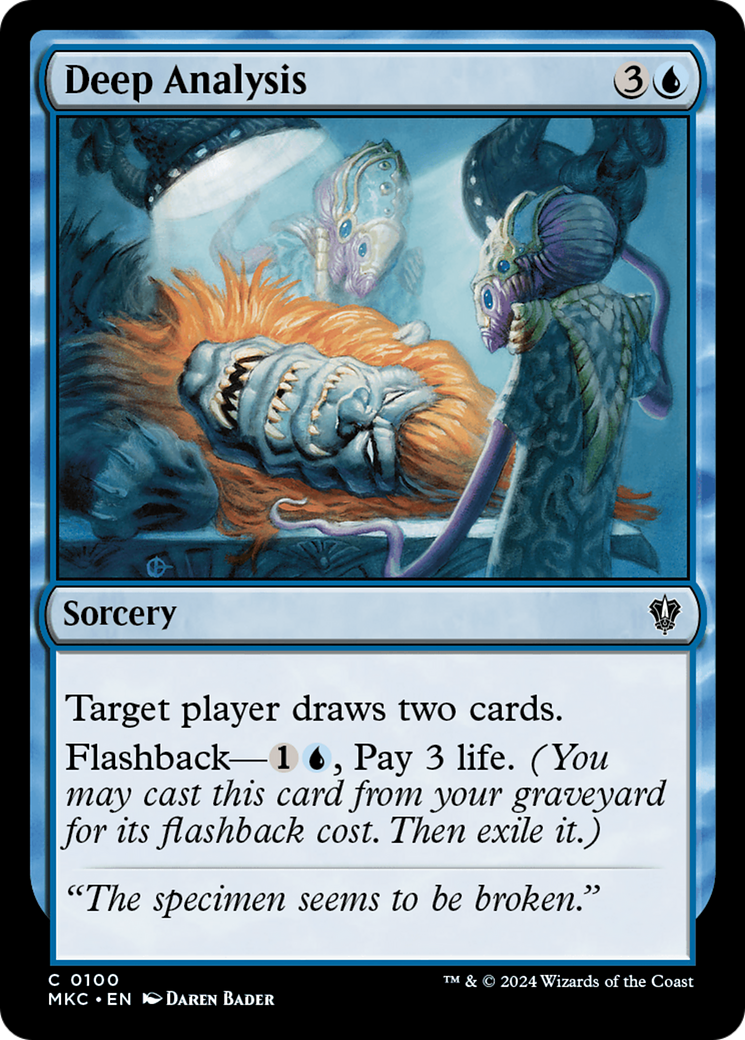 Deep Analysis [MKC-100]