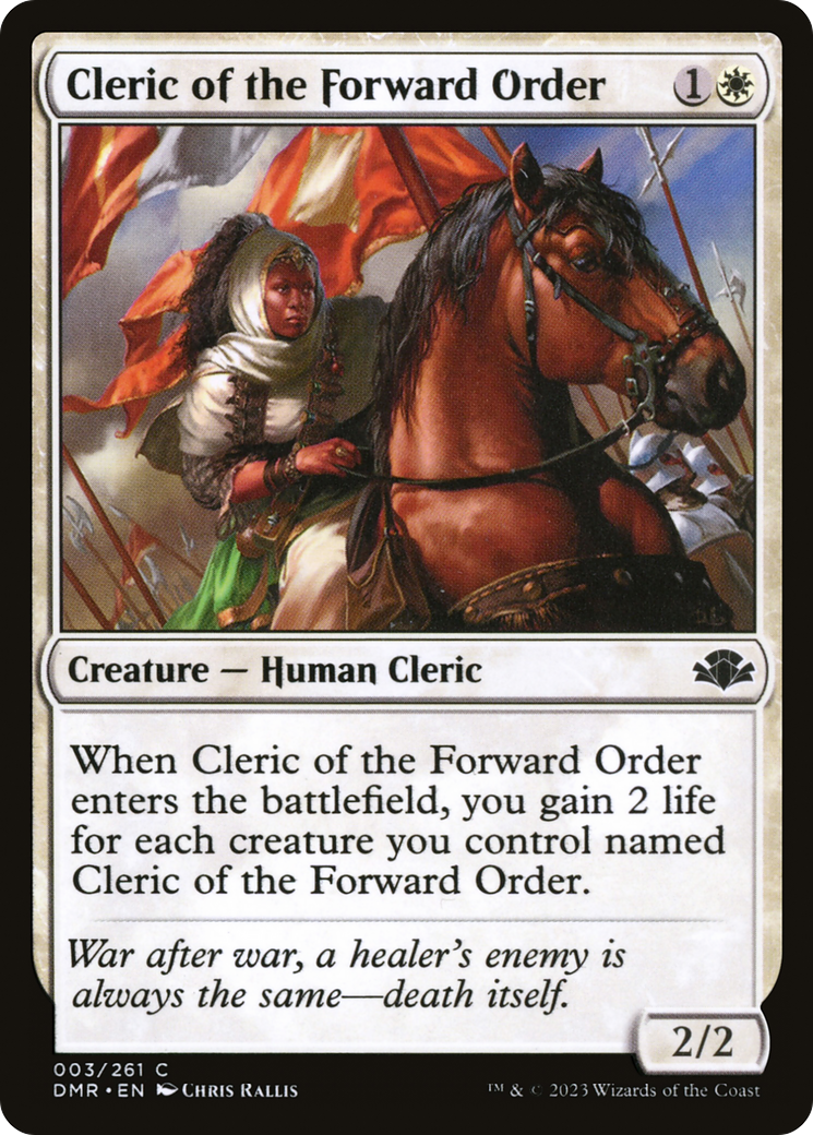 Cleric of the Forward Order [DMR-3]