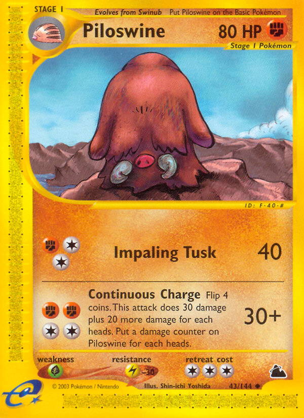 Piloswine [ECARD3-43]