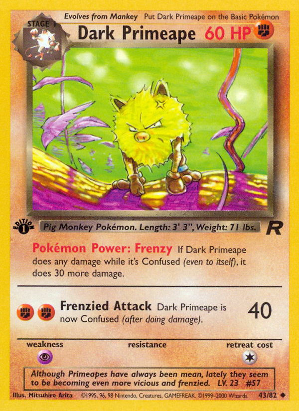 Dark Primeape [BASE5-43]