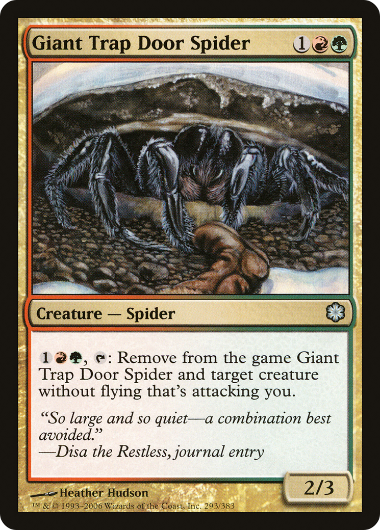 Giant Trap Door Spider [CST-293]