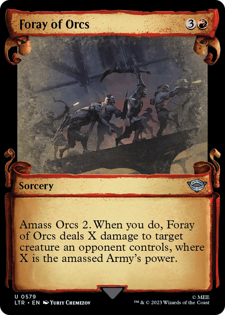 Foray of Orcs - Scroll Showcase [LTR-579]
