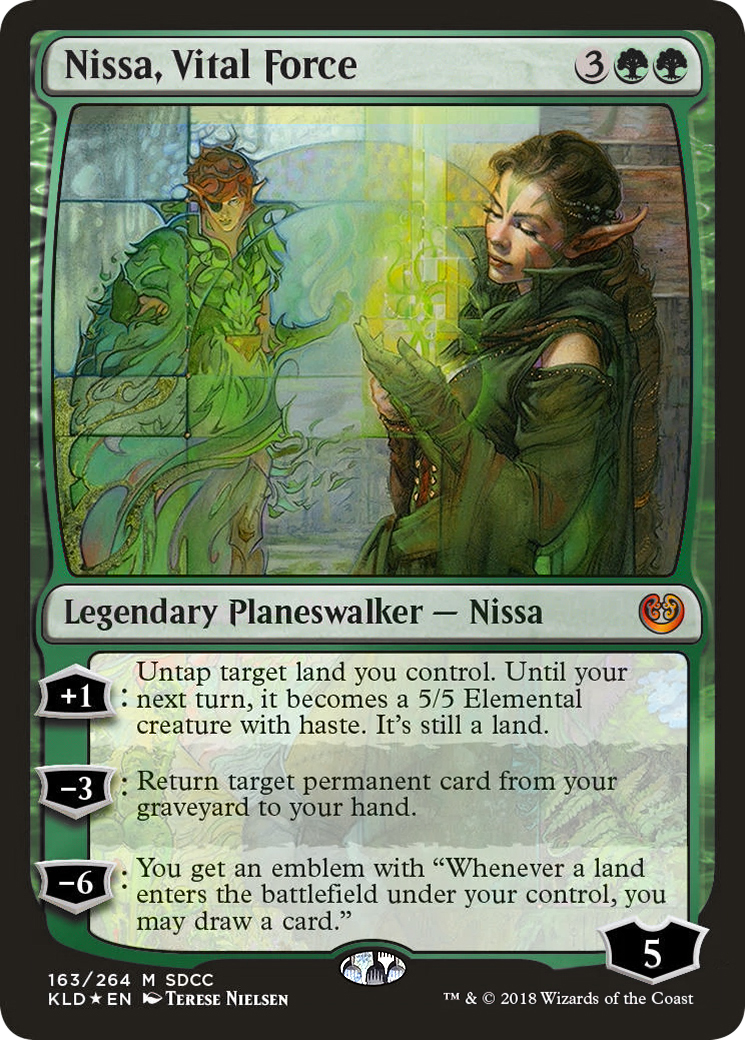 Nissa, Vital Force - Promo [PS18-163]