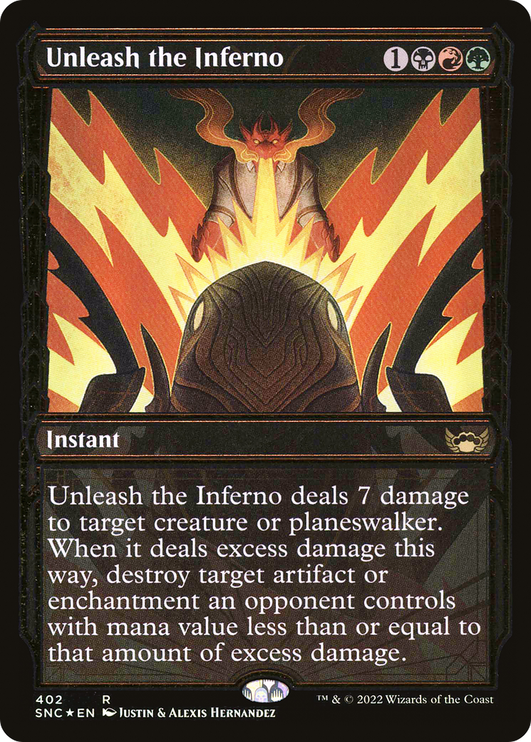 Unleash the Inferno - Showcase - Gilded Foil [SNC-402]