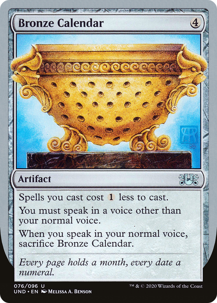 Bronze Calendar [UND-76]