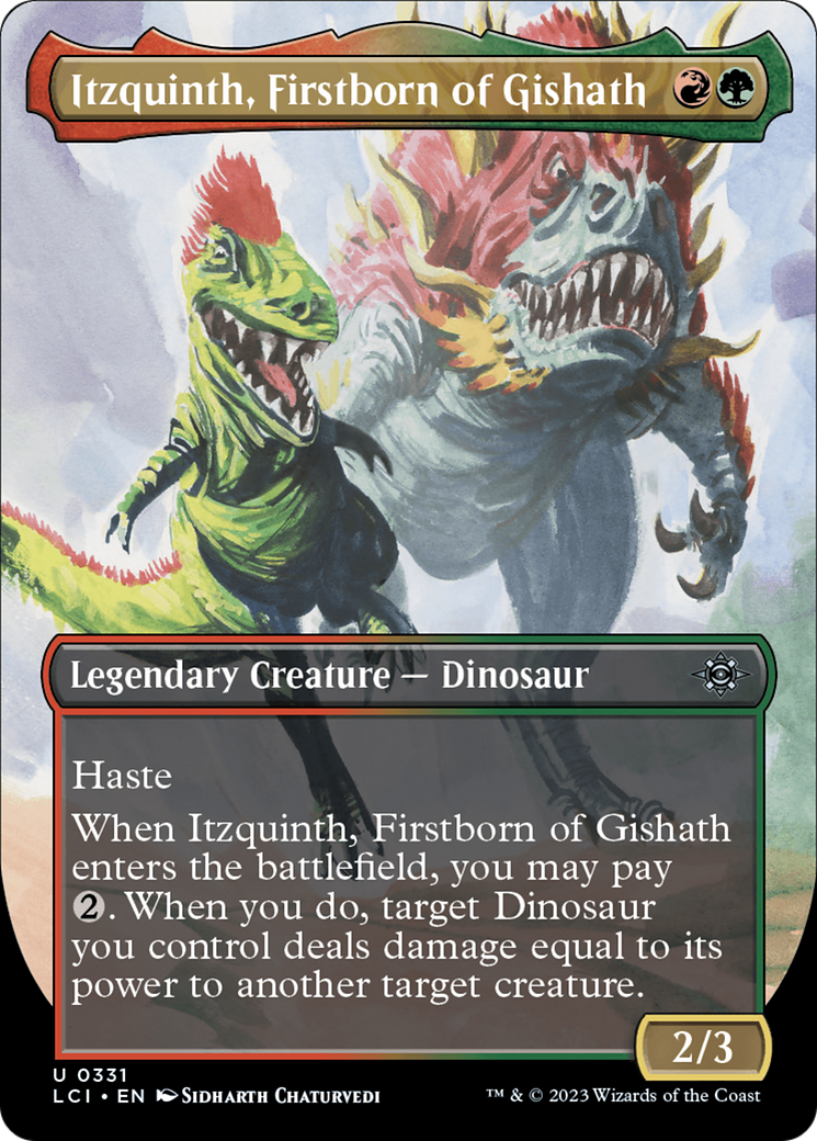 Itzquinth, Firstborn of Gishath - Borderless [LCI-331]