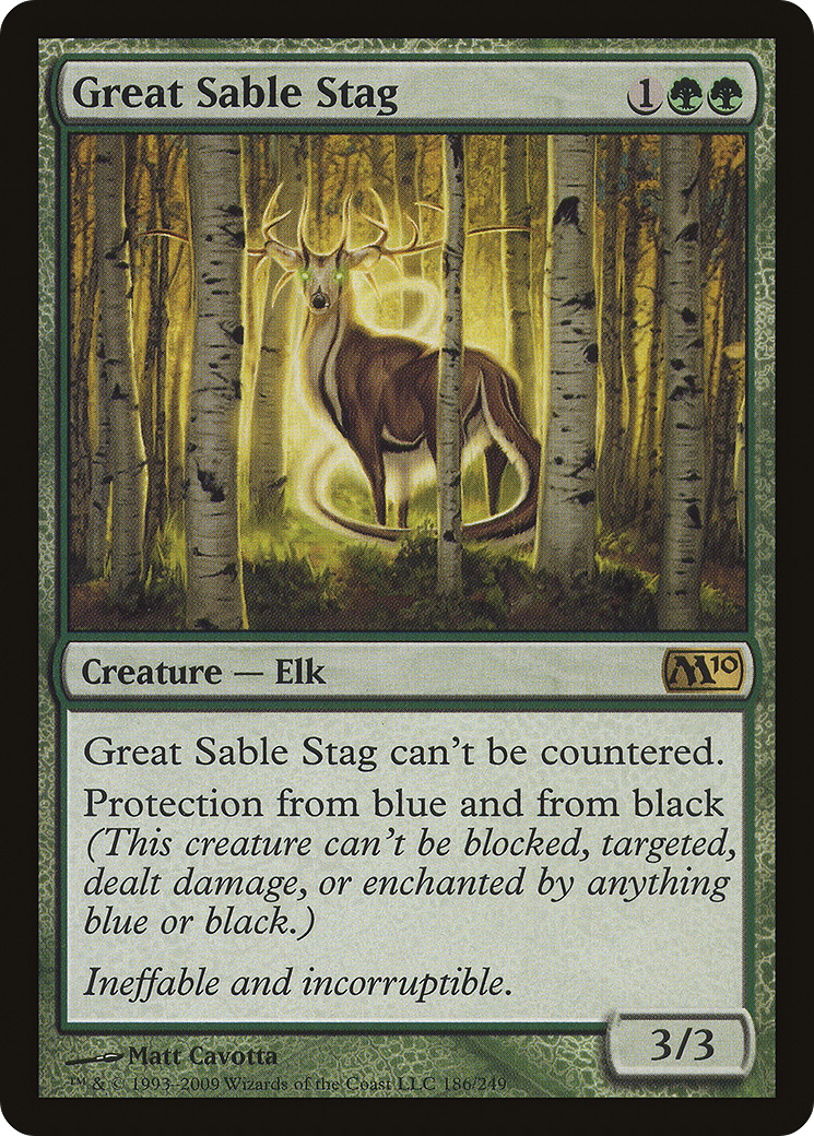 Great Sable Stag [M10-186]