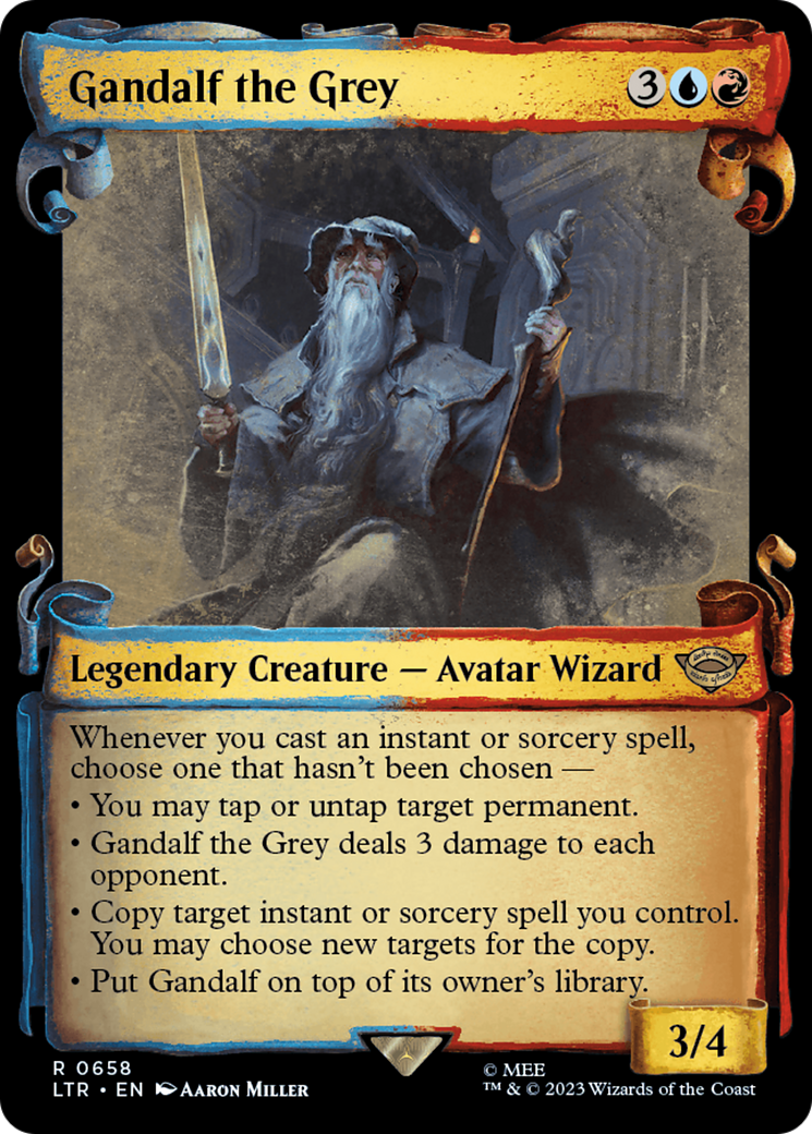 Gandalf the Grey - Scroll Showcase [LTR-658]