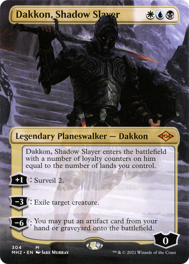 Dakkon, Shadow Slayer - Borderless - Full Art [MH2-304]