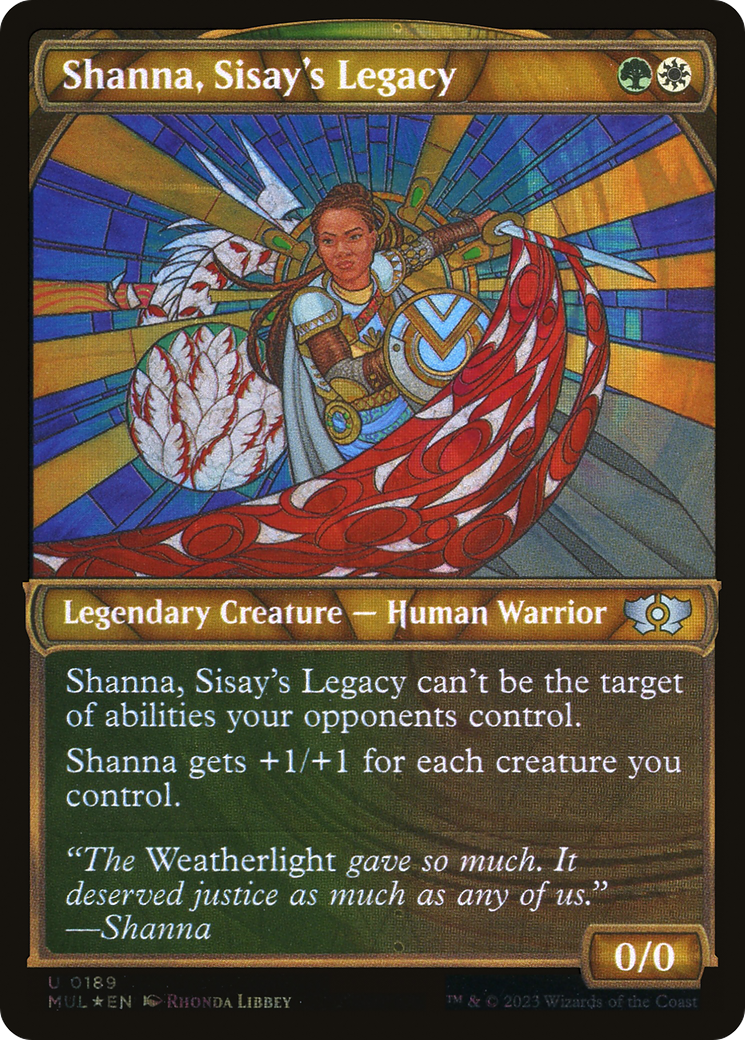 Shanna, Sisay's Legacy - Showcase - Halo Foil [MUL-189]