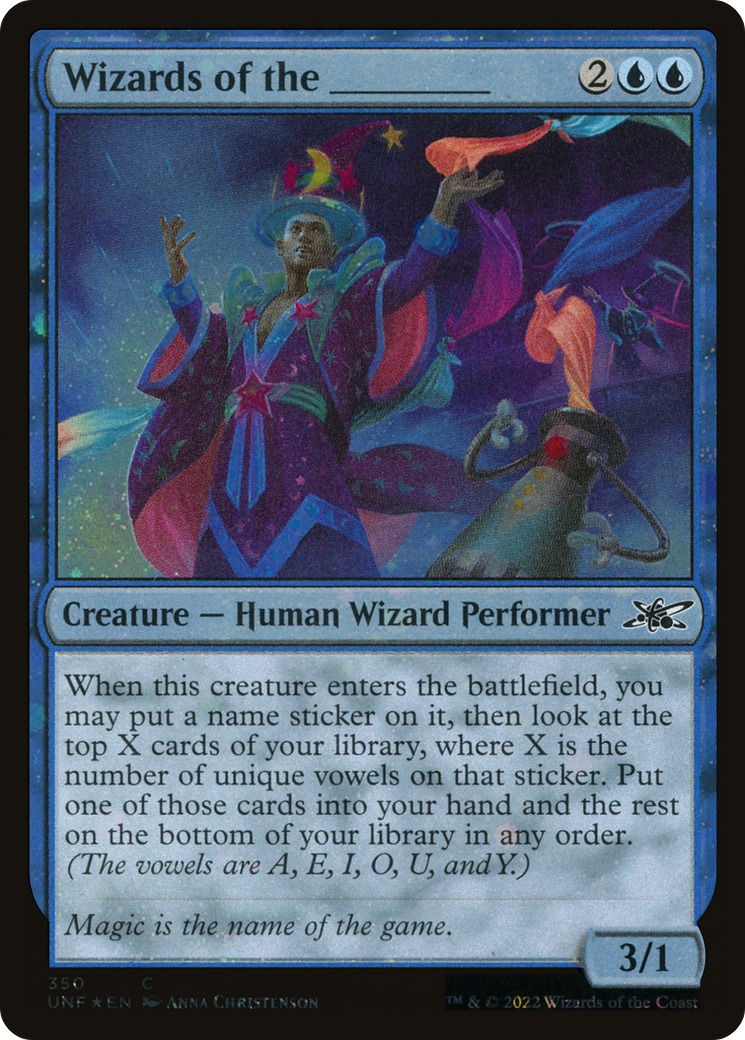 Wizards of the _____ - Galaxy Foil [UNF-350]