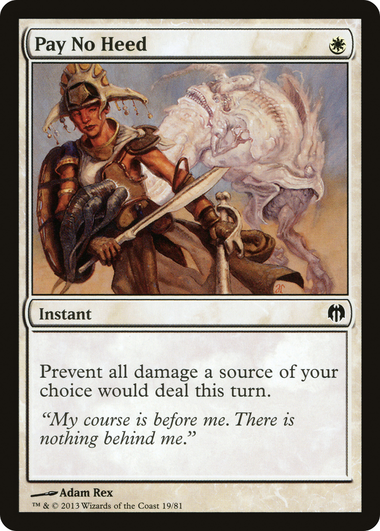 Pay No Heed [DDL-19]