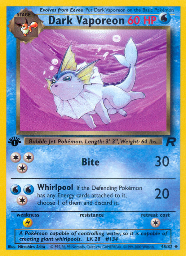 Dark Vaporeon [BASE5-45]