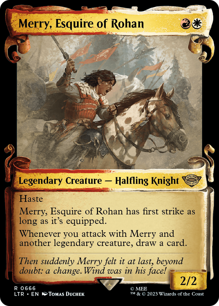 Merry, Esquire of Rohan - Scroll Showcase [LTR-666]