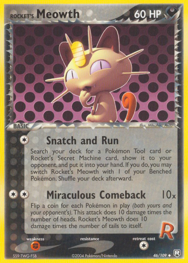 Rocket's Meowth [EX7-46]