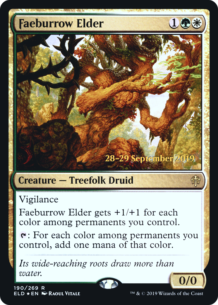 Faeburrow Elder - Prerelease Promo [PELD-190s]