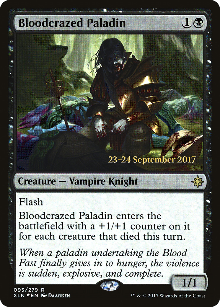 Bloodcrazed Paladin - Prerelease Promo [PXLN-93s]
