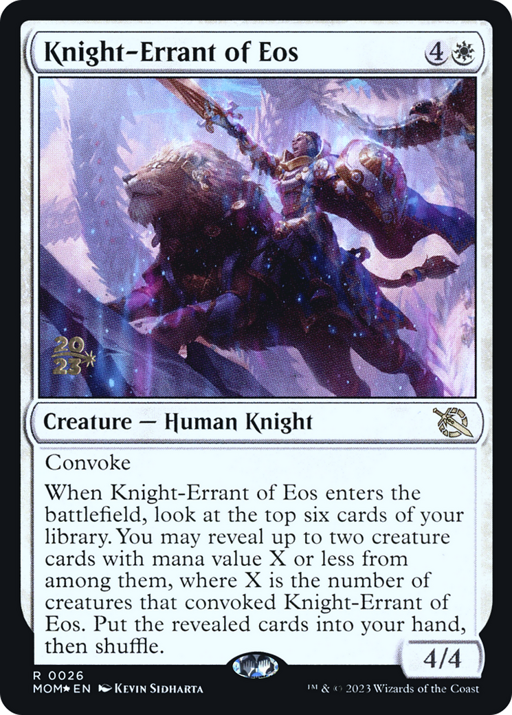 Knight-Errant of Eos - Prerelease Promo [PMOM-26s]