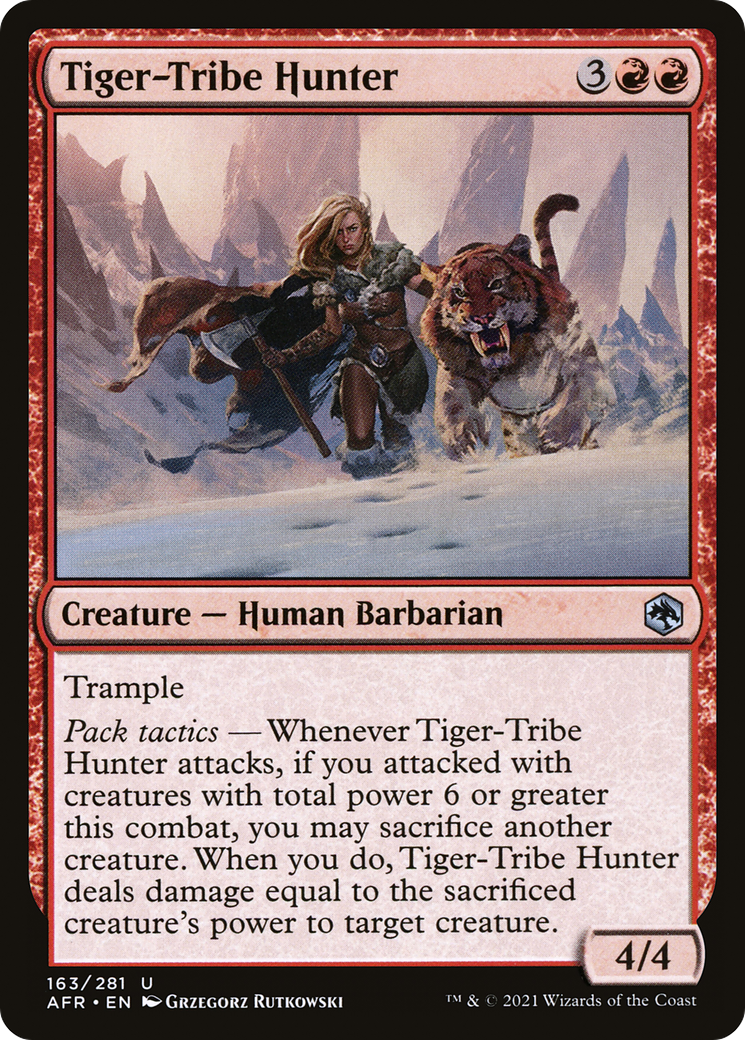 Tiger-Tribe Hunter [AFR-163]