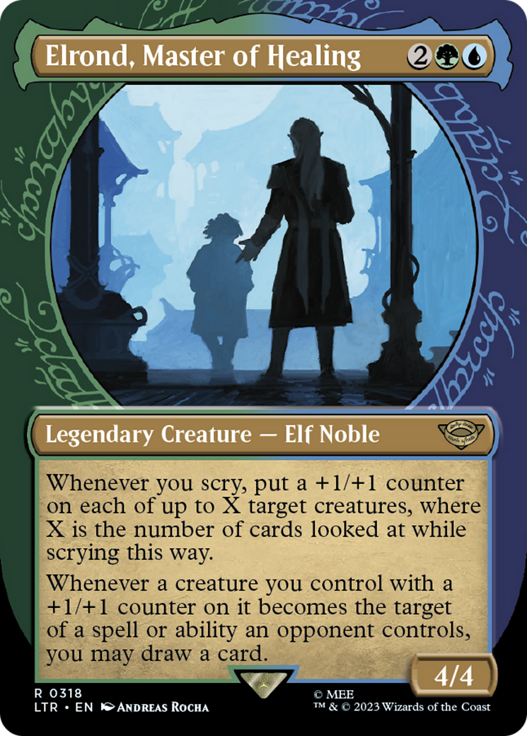 Elrond, Master of Healing - Borderless - Showcase [LTR-318]