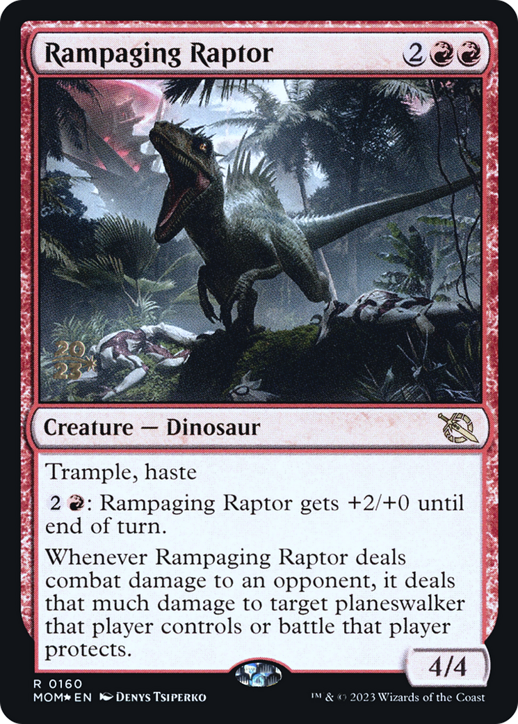 Rampaging Raptor - Prerelease Promo [PMOM-160s]