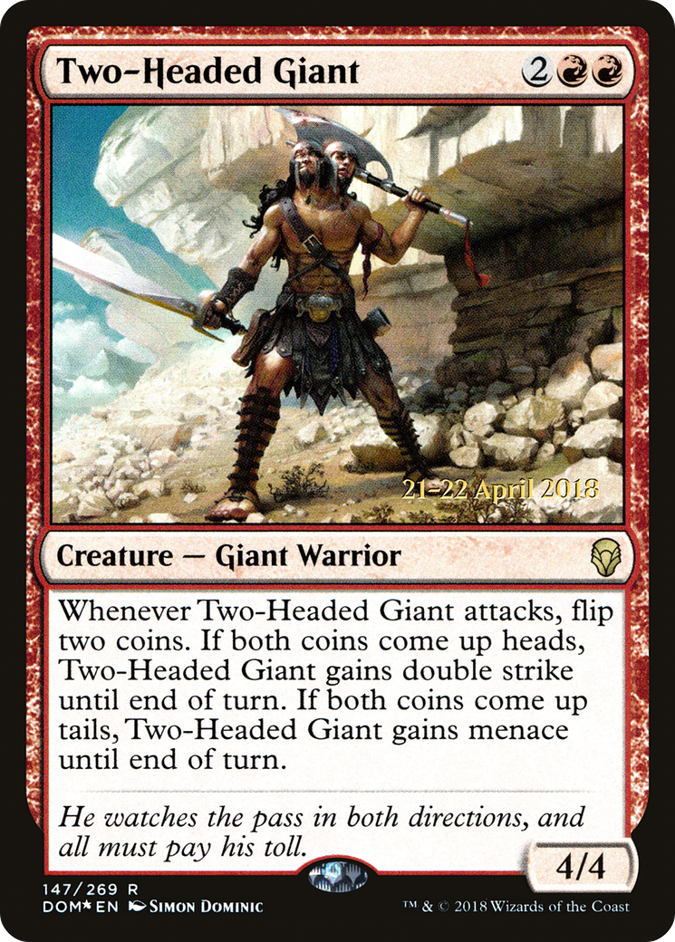 Two-Headed Giant - Prerelease Promo [PDOM-147s]