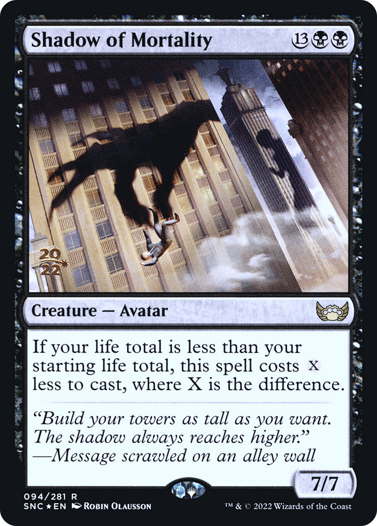 Shadow of Mortality - Prerelease Promo [PSNC-94s]