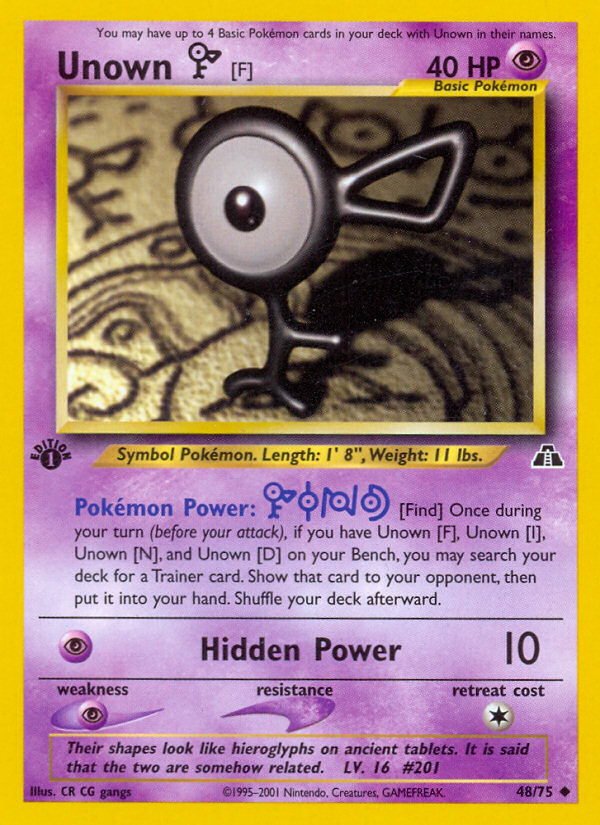 Unown [F] [NEO2-48]