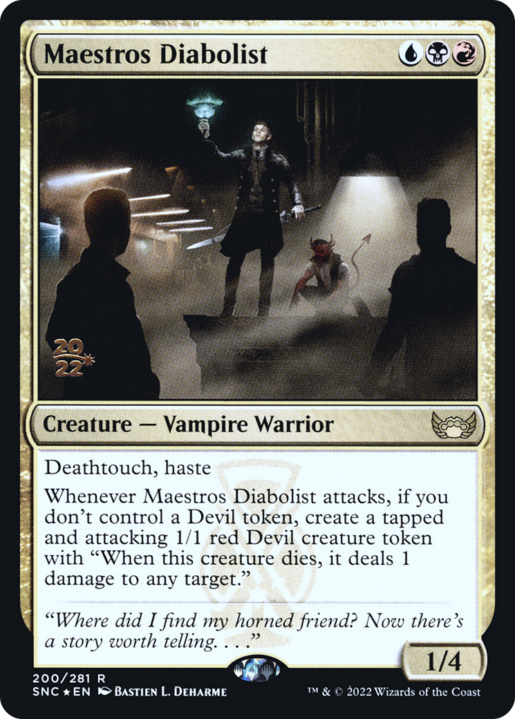 Maestros Diabolist - Prerelease Promo [PSNC-200s]