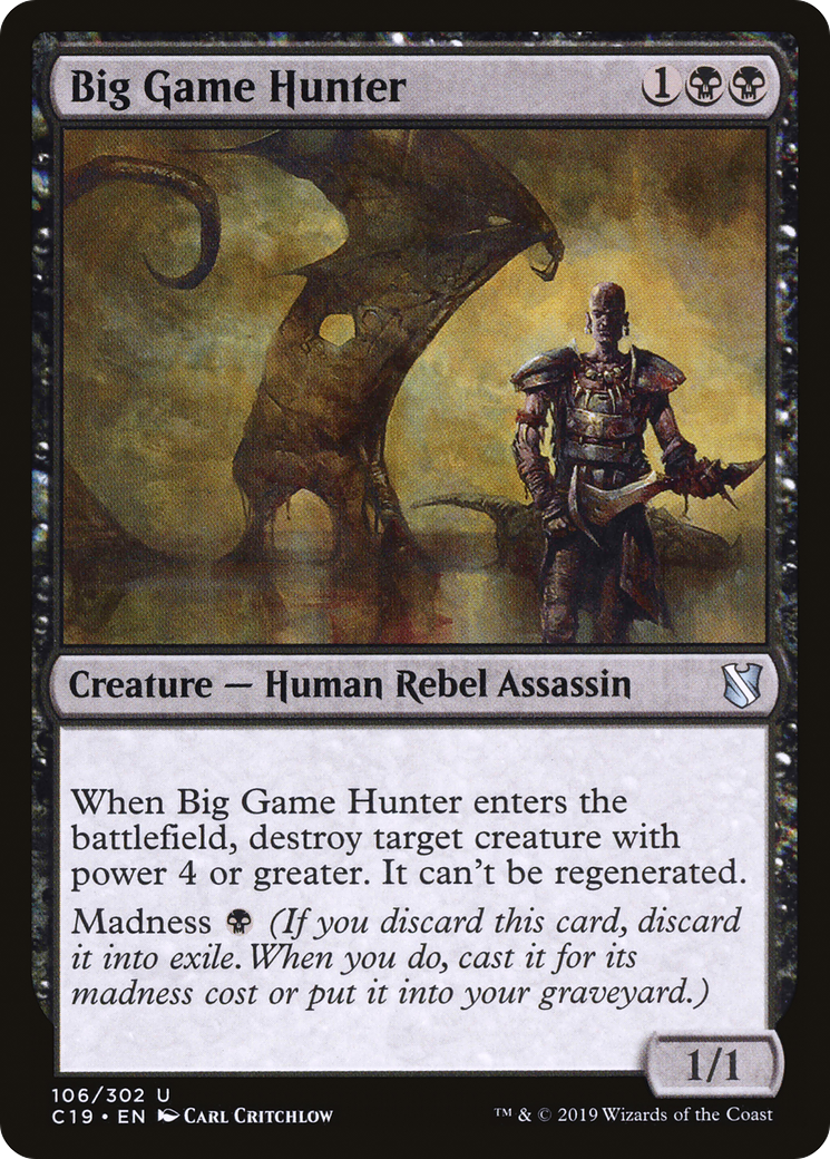 Big Game Hunter [C19-106]