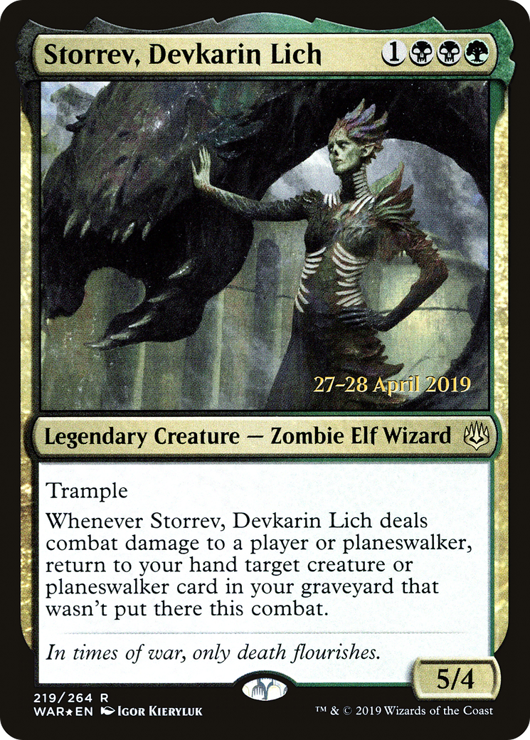 Storrev, Devkarin Lich - Prerelease Promo [PWAR-219s]