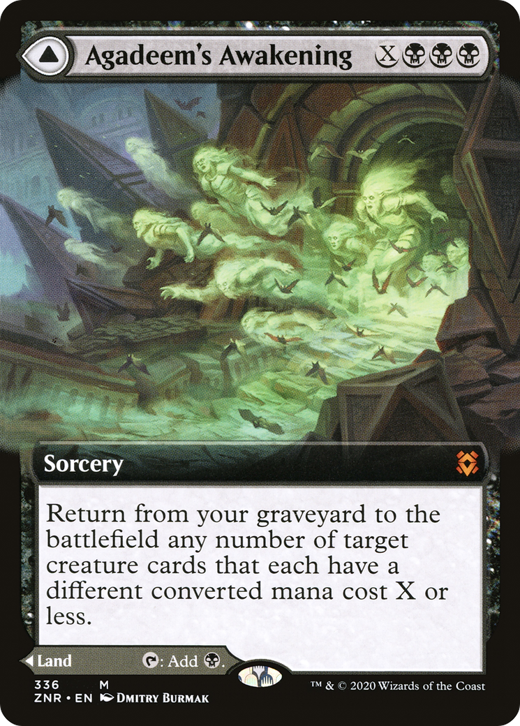 Agadeem's Awakening // Agadeem, the Undercrypt - Extended Art [ZNR-336]