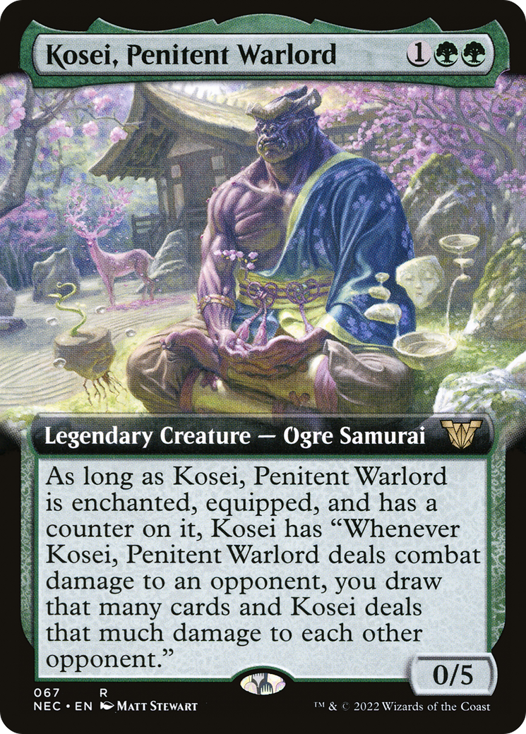 Kosei, Penitent Warlord - Extended Art [NEC-67]