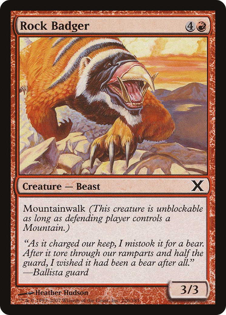 Rock Badger [10E-226]