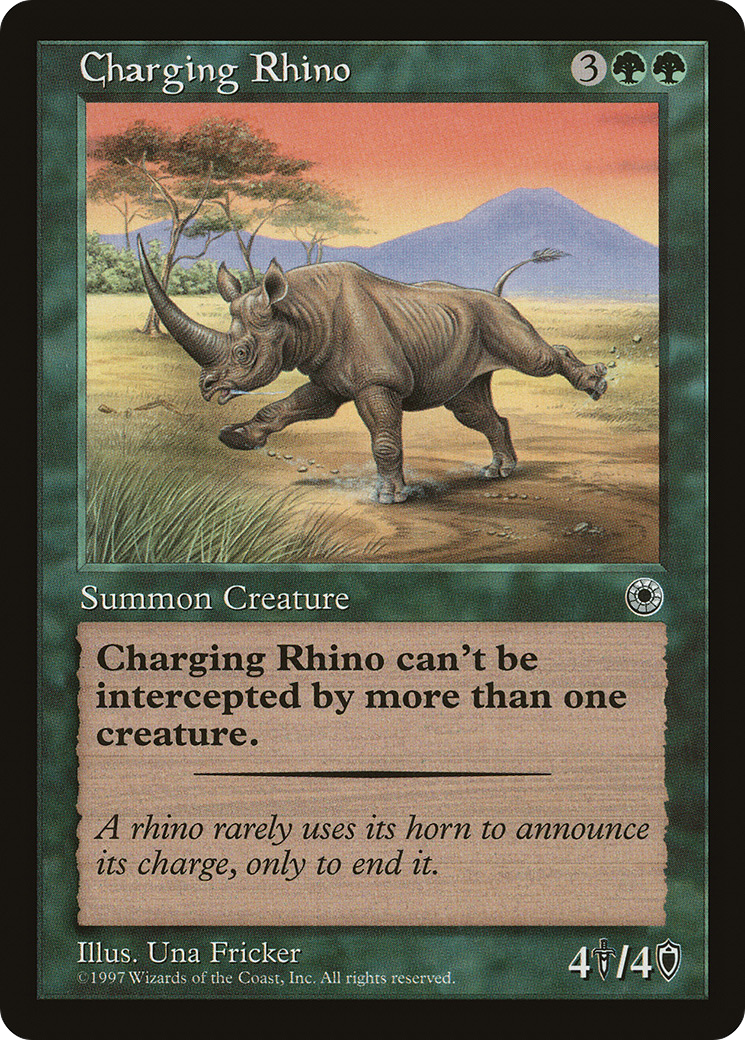 Charging Rhino [POR-161]