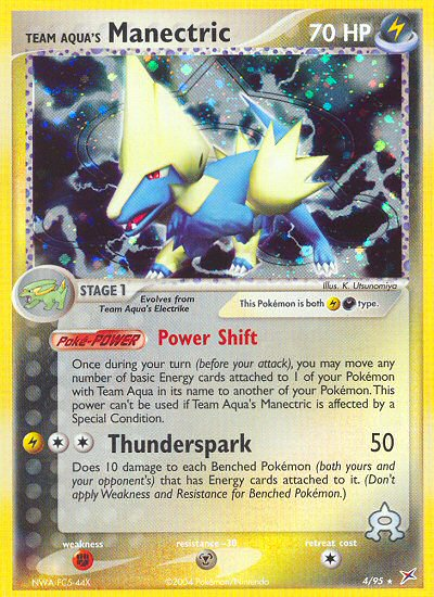 Team Aqua's Manectric [EX4-4]