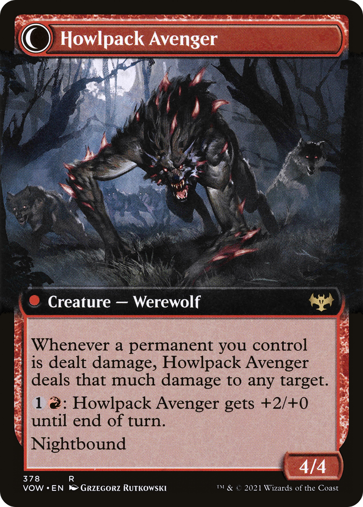 Ill-Tempered Loner // Howlpack Avenger - Extended Art [VOW-378]