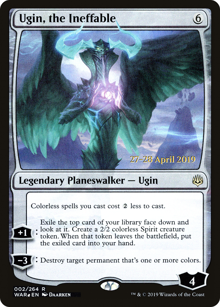 Ugin, the Ineffable - Prerelease Promo [PWAR-2s]