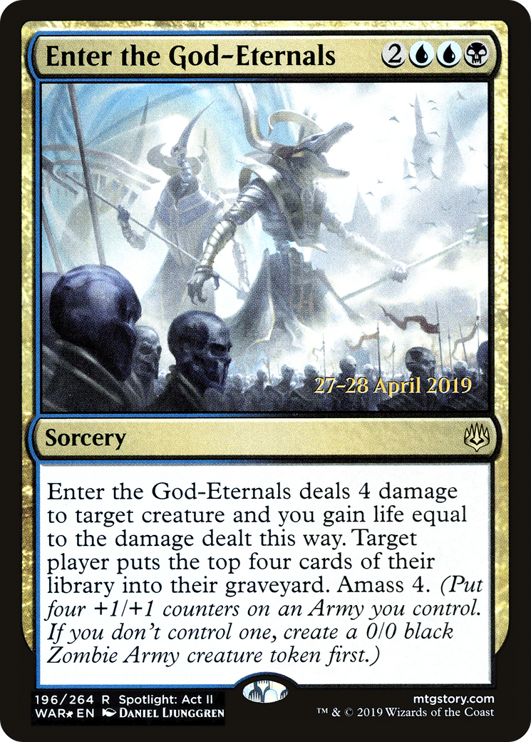 Enter the God-Eternals - Prerelease Promo [PWAR-196s]
