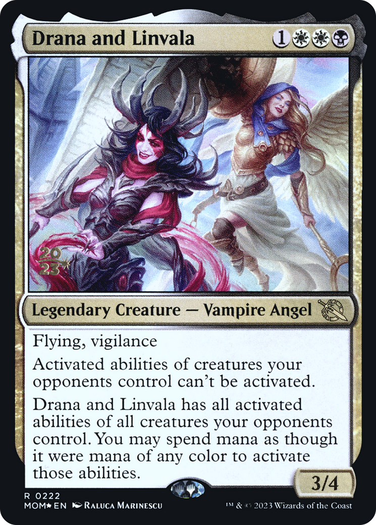 Drana and Linvala - Prerelease Promo [PMOM-222s]