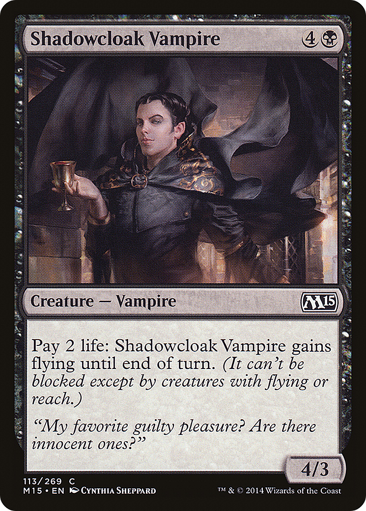Shadowcloak Vampire [M15-113]