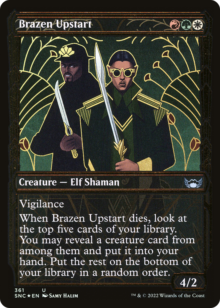 Brazen Upstart - Showcase - Gilded Foil [SNC-361]