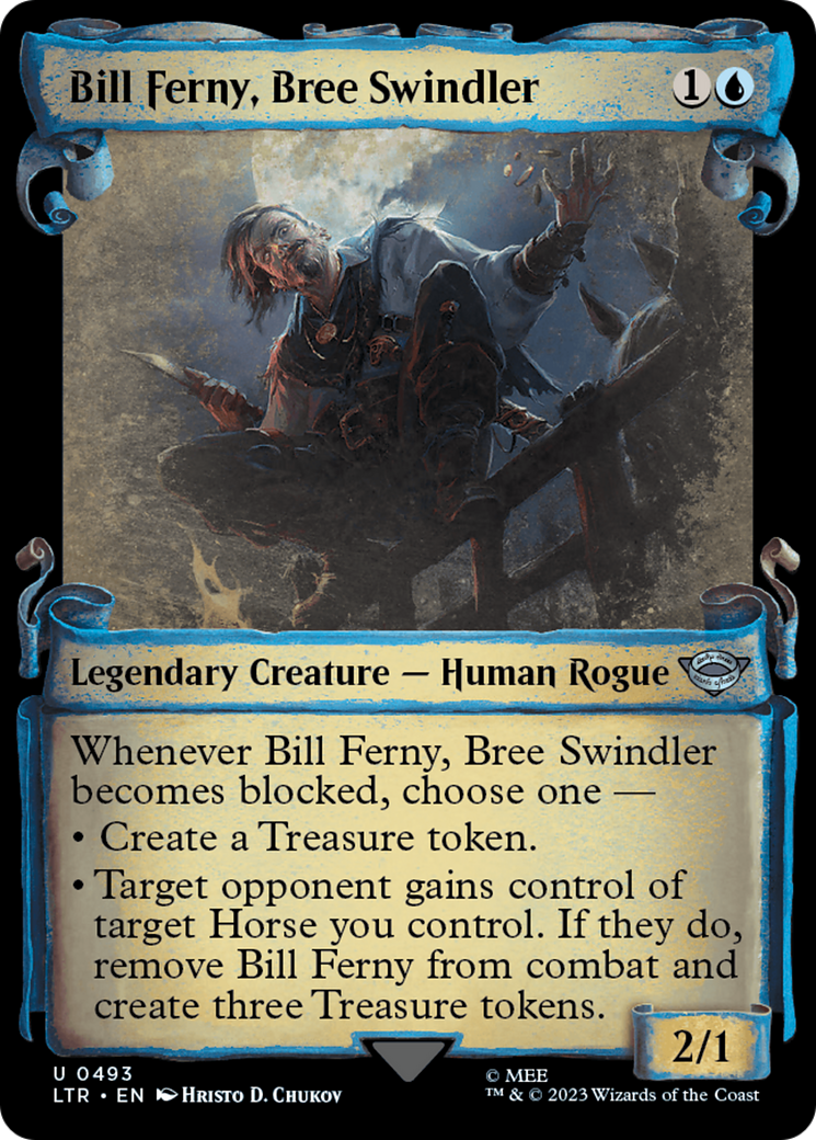 Bill Ferny, Bree Swindler - Scroll Showcase [LTR-493]