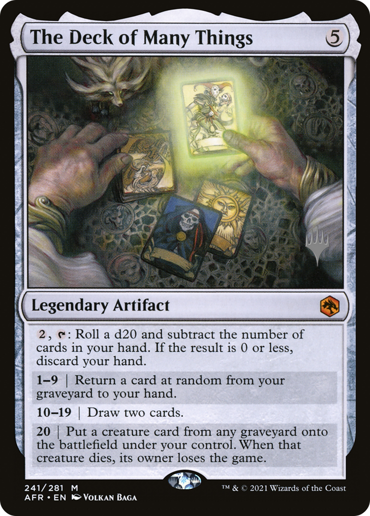 The Deck of Many Things - Promo Pack [PAFR-241p]