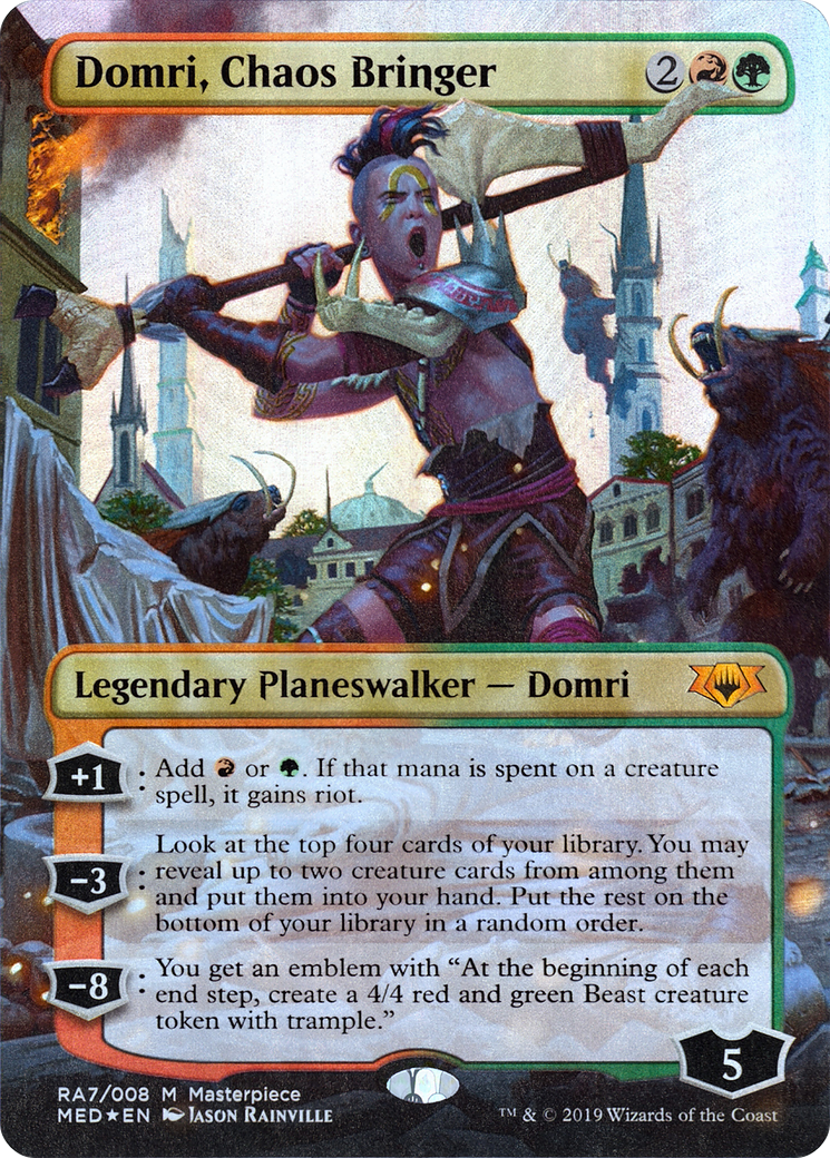 Domri, Chaos Bringer - Borderless [MED-RA7]