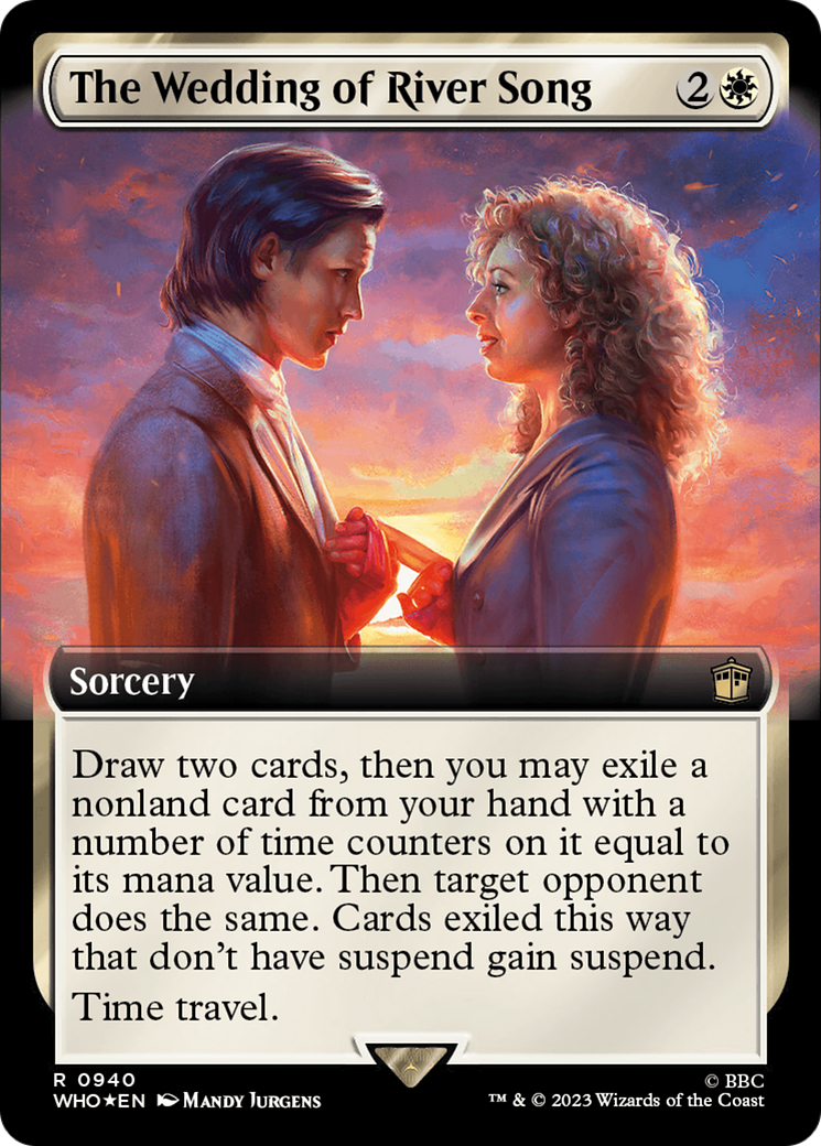 The Wedding of River Song - Extended Art - Surge Foil [WHO-940]