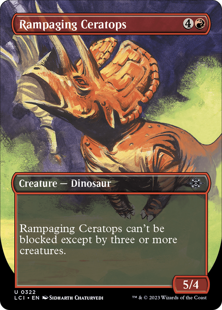 Rampaging Ceratops - Borderless [LCI-322]